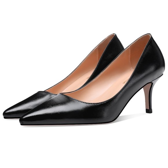 Petit Cadeau Valerie - Comfy Kitten Heel Pumps with 2.5" Heels. La Croisee. NEW! - Picture 2 of 6